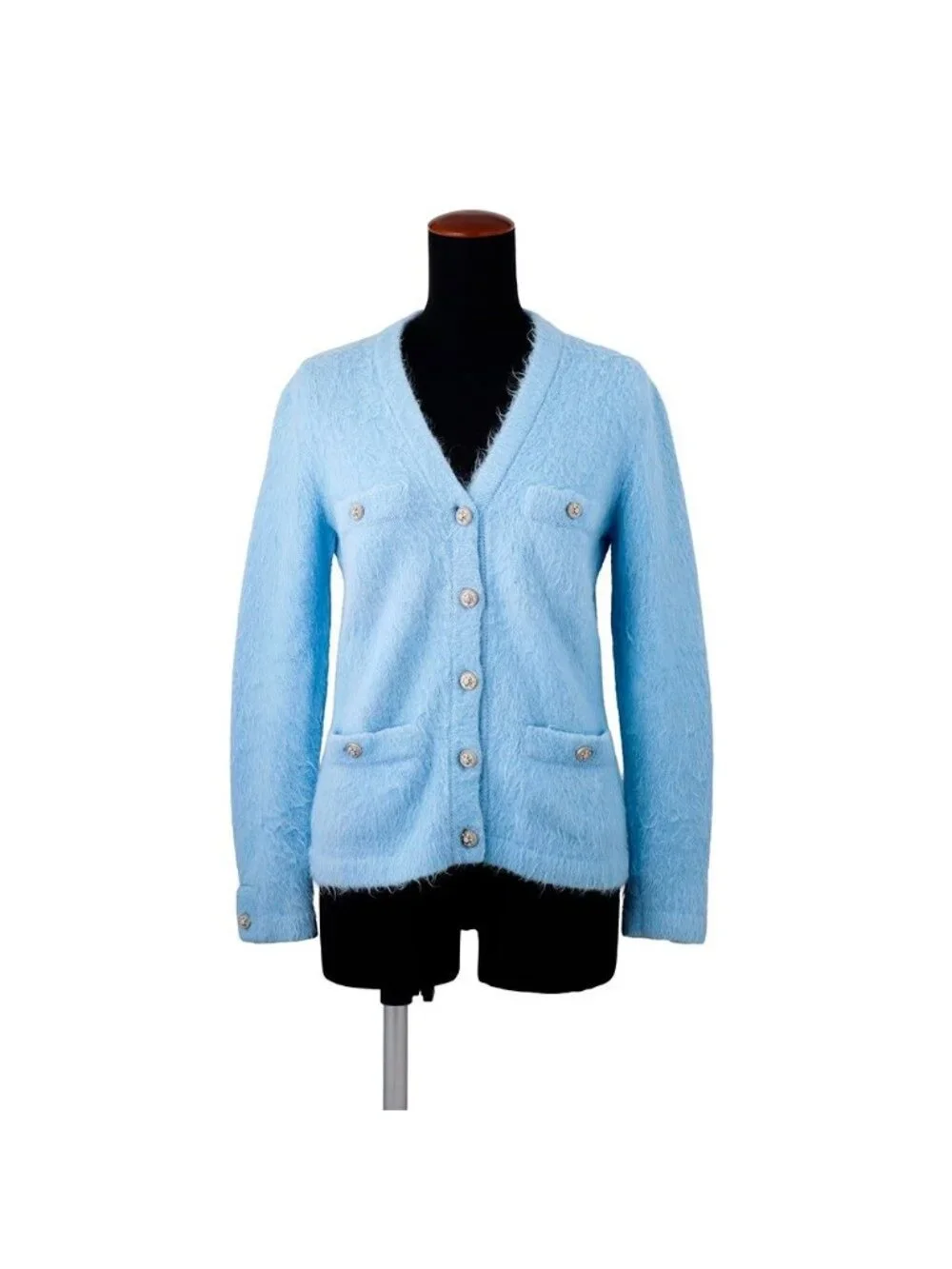 Chanel Cardigan Snowflake Button Cashmere Knit